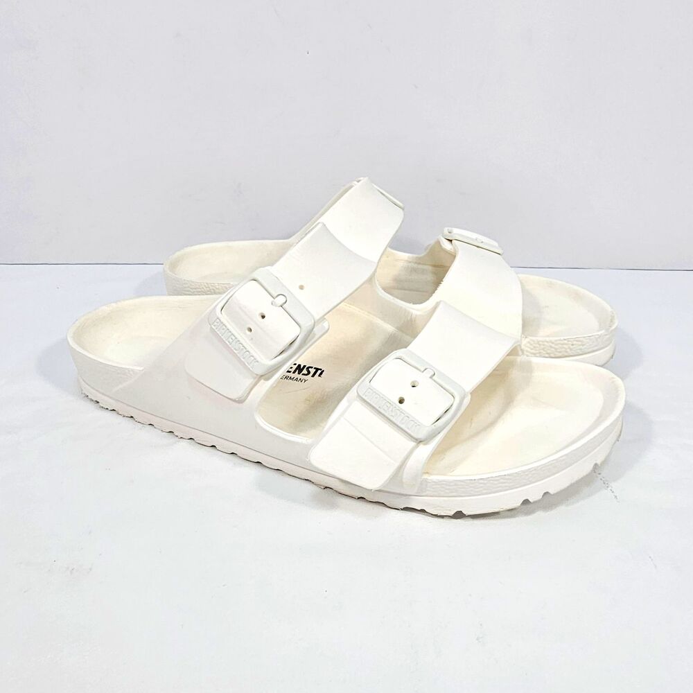 Birkenstock Arizona EVA White Waterproof Double Buckle Slide Sandals EU41 L10 M8